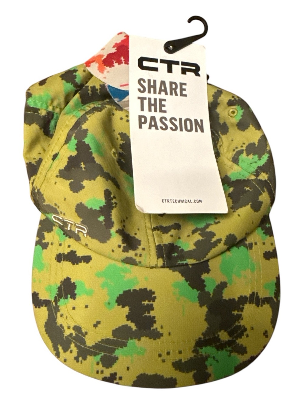 CTR Digital Camouflage Baseball Cap UPF 50+ in Olive Green NWT